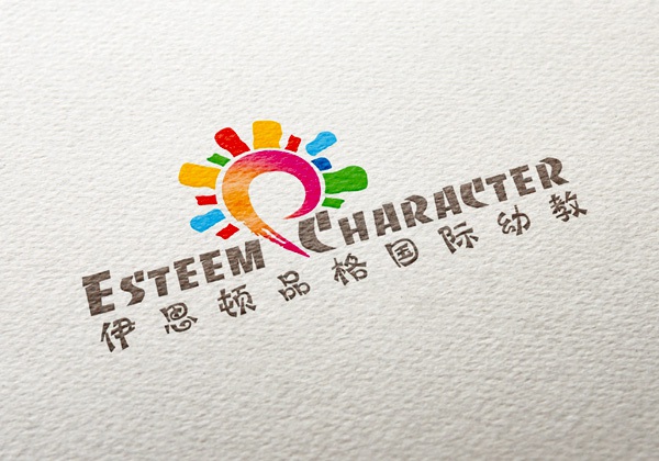 伊斯頓品格國際幼教品牌logo設計